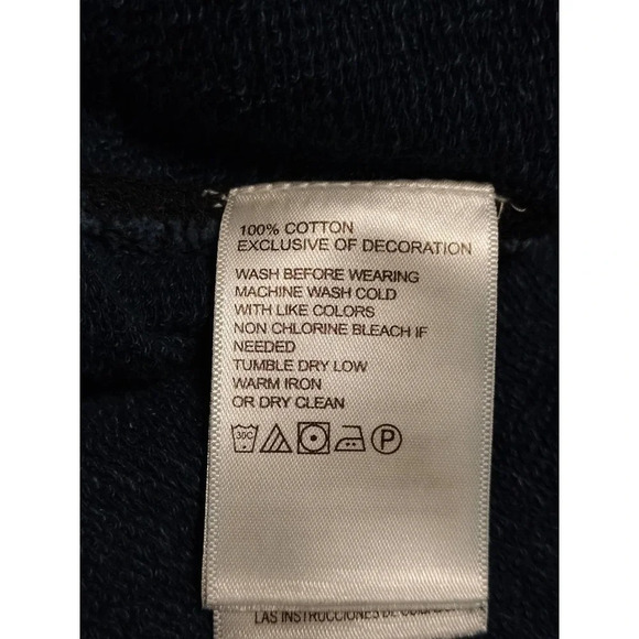 Tommy Bahama Size Medium Dark Blue Cotton Sweatshirt GUC - Picture 6 of 7